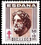 Spain 1948 Pro Tuberculosos 50 + 10 CTS Castaño Edifil 1042